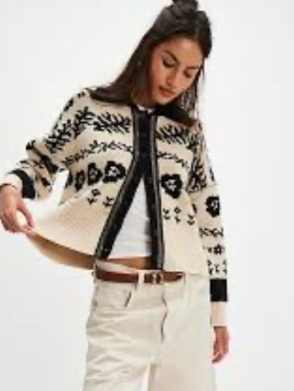 NWT Free People Shelby Cardi Size L - Picture 2 of 6